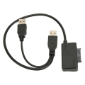 Miniatyrbilde 6 av 8: USB2.0 optisk stasjonskabel Ekstern USB til SATA 6 og 7 strømforsyning Bærbar Plug and Play 480 Mbps stasjonsadapter