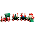 Miniatyrbilde 1 av 5: Søte Mini Tog Ornamenter i Tre Barneleker Gave til Julebord Barnehage Dekor (Grønn)