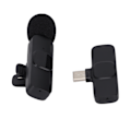 Miniatyrbilde 8 av 8: Trådløs mikrofon Lavalier Lapel mikrofonklips på videomikrofon for live utendørs mobiltelefon