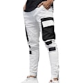 Pikkukuva 1 / 5: Valkoiset Slim Fit -miesten Cargo Combat -joggerit