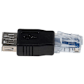 Pikkukuva 3 / 4: Naaras USB A - Uros Ethernet RJ45 -liitinsovitin Uusi