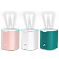 Miniatyrbillede 2 af 5: 2000ML USB Desktop Luftfugter med Dobbelt Spray til Aromaterapi og Hudpleje Cool Mist Luftrenser til Hjem og Kontor 2 Spray Port Pink