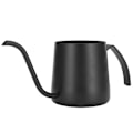 Miniatyrbilde 6 av 8: 304 rustfritt stål non-stick kaffekanne med lang tut for hjem, kaffebarer og kafeer (svart 250 ml)