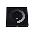 Miniatyrbillede 6 af 8: Enkelt farve Touch Panel Lysdæmper Vægkontakt Controller LED Lys Strip DC 12V-24V Sort