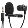 Pikkukuva 2 / 8: Minimikrofonin solmiopidike Taskupuhelimen tallennus Karaoke Matkapuhelin Pieni Mikrofoni