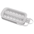 Miniatyrbillede 4 af 8: Foldbar iskugleformet kedel bærbar silikone plastik isfremstillingsflaskeform til hjemmebrug grå