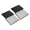 Miniatyrbilde 8 av 8: 2 stk. Myntsamlingsbok for samlere 250 lommer Dobbeltsidig Transparent Vanntett Myntsamlingsholder for Pennies