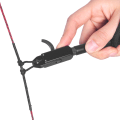 Miniatyrbilde 5 av 8: TP410 Utendørs bueskyting Utløser Caliper Håndleddsstropp Avtrekker Skyting Jaktpiler Force for Compound BowBlack