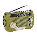 Pikkukuva 1 / 5: Radio Käsikammen Tehon Generointi Aurinkolataus Kolmikaistainen Bluetooth-kortti MP3 Monitoisto Radio
