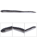 Miniatyrbillede 2 af 8: Silikone kunstig orm Regnorm Bløde Fiskelokker Agn Fiskegrej Kit (10 stk, 1,7 g, 9 cm)