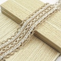Miniatyrbild 2 av 5: 5-pack Juteband för DIY-hantverk Rustik Spetsband Burlap Tyg Presentinslag Fest Semester Dekoration