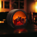 Miniatyrbild 5 av 8: Spislampa med mjukt ljus, energibesparande, USB-laddningsbar, simulerad LED-flamma, heminredning