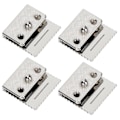 Miniatyrbild 5 av 8: 4 Set Metall Dekorativt Spänne Karaktär Läder Varor Bagage Jeans DIY TillbehörSilver B01-51-52065