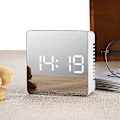 Miniatyrbillede 1 af 5: Stille LED Spejlur Multifunktionsdisplay Tid/Temperatur