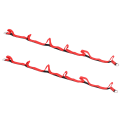 Miniatyrbilde 8 av 8: Vegg Tak Fiskestang Stativ Stropp Webbing Fiskestang Overhead Veggfeste Holder Organizer