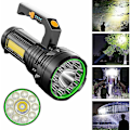 Miniatyrbild 1 av 5: Multifunktionell Portabel Lampa Uppladdningsbar Vattentät Utomhusstrålkastare Nödsituation USB Utomhusbelysning