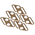Miniatyrbillede 5 af 8: 10 stk. justerbar spænde 38mm justerbar zinklegering multifunktion letvægts bærbar bagage tilbehør bronze