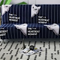 Miniatyrbild 5 av 5: Armlös soffa stretchöverdrag hopfällbar soffa sängskydd överdrag tryckt mjuk soffa överdrag för hem söt katt