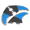 Miniatyrbillede 2 af 8: 3 stk. R/M/L glasfiber surfbræt finne G7 SUP paddleboard finne ror FCS surfbræt finne