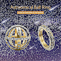 Miniatyrbild 3 av 3: Kosmisk fingerring: Unik astronomisk sfärbolldesign 9 guld