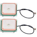 Miniatyrbild 5 av 8: 2st GPS passiv antenn keramisk högförstärkning 28DBI GPS-modul för busshållplatsmeddelanden