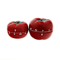 Miniatyrbillede 1 af 5: Tomatformet Mekanisk Køkken Timer 60 Minutters Nedtælling Madlavning og Bagehjælper Stor og Lille Størrelse