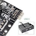 Miniatyrbild 2 av 5: Mcs9990cv Pcie Tops2 Dual-port Ps/2 Riserkort För Tangentbord Mus Pci-e Till Ps/2