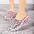 Miniatyrbilde 1 av 4: Pustende Mesh Casual Rosa Slip-On Halvsko for Kvinner EU 39