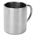 Miniatyrbilde 6 av 8: Kruskopp 304 rustfritt stål slipespeilfinish Bærbar kaffekopp med håndtak 300 ml