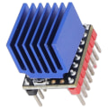 Miniatyrbilde 2 av 7: Trinnmotordriver med kjøleribbe for 3D-skriver UART-modus ultrastille modul TMC2209-1 stk.