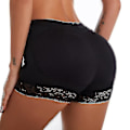 Miniatyrbilde 4 av 4: Polstret rumpeforstørrende truse for kvinner - Hofteforbedrende Shapewear Push Up Shorts L Svart