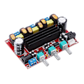 Miniatyrbillede 5 af 8: Digital effektforstærkerkort XHM139 TPA3116D2 2x50W+100W 2.1 kanals effektforstærkermodul 1224V