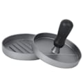 Miniatyrbillede 4 af 8: Zink aluminiumslegering non-stick hamburgerpressemaskine værktøj til støbeforme til køkkentilbehør