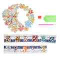 Pikkukuva 6 / 8: Timanttimaalaus Kukka Garland Muoto Käsintehty Timantti Piirustus Sarjat Strassit DIY Craft Koriste Ornamentti(DZ638 )