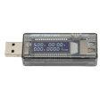 Miniatyrbillede 1 af 8: USB-opladermåler LCD-skærm Transparent bærbar strømspændingstester 3,5‑20V 0‑3,3A