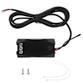 Miniatyrbilde 5 av 5: 3-i-1 Motorsykkel LED Voltmeter Termometer Elektronisk Klokke Gge IP67 Vanntett Måler 6V-30V