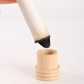Pikkukuva 5 / 8: Puinen Moxa-rullasammuttimen ammattimainen pidikepohja 1,8 cm Moxa Stick Moksibustio-lisävarusteelle