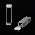 Miniatyrbillede 3 af 5: Quartz Cuvette, Spektrofotometer Cuvetter 10 mm Lysvej, 45 mm Højde, 3,5 ML Kapacitet - 2 STK