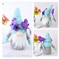 Miniatyrbild 7 av 8: 2 st Mors dag blomma Goblin dvärg docka Elf plysch tomtar prydnader fönster figurer stående dockor present heminredning