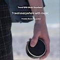 Pikkukuva 5 / 5: Kannettava Bluetooth-kaiutin - Kompakti langaton teräsmetallinen subwoofer