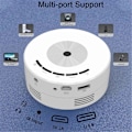 Miniatyrbilde 2 av 5: YT200 Mini Projektor LED Hjemme Media Player Audio Bærbare Projektorer
