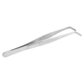 Miniatyrbilde 4 av 8: 16 cm buet pinsett rustfritt stål sklimotstand buet spiss tang for laboratorier
