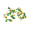 Miniatyrbillede 6 af 8: 3 Stk Solsikke String Lights 7.8ft 20 LED batteri drevet Fairy Lights Bryllup Baggrund Blomster rattan dekoration