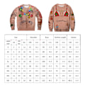 Pikkukuva 3 / 4: Digital Print Crew Neck college - Unisex - XL-koko - 3D- printed - Pitkät hihat - 1 kpl XL