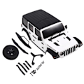 Miniatyrbild 3 av 5: Kaross Kaross Mini Z Mini-Z för 1/24 Axial SCX24 RC Bildelar Vit