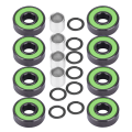Miniatyrbilde 1 av 8: Skateboard Stabil Rask Hastighet Krom Stållager Forlenget indre Ring Perfekt for Alignment Longboard