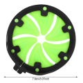 Miniatyrbilde 7 av 8: Utendørs PP Plast Grønn Svart Kronblader Trekantet Universell Paintball Speed Feed Gate Lokk Hoppere Deksel