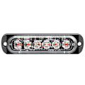Pikkukuva 4 / 5: 4 kpl LED-hätävilkkuja 6 LED-helmellä autoon, sininen ja punainen varoitusvalo