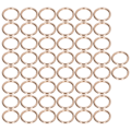 Miniatyrbillede 1 af 8: 50 stk. metalringe 20x3mm jern elektroplettet robust holdbar bred anvendelse udsøgte o-ringe guld