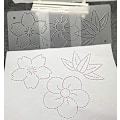 Pikkukuva 4 / 5: 9 kpl Patchwork-ompeluvälineitä, ompeluvälineiden sarja ompeluun ja reunustukseen